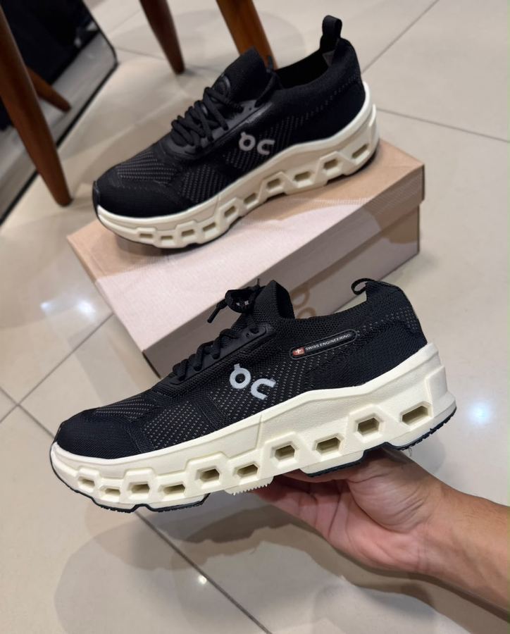Tênis ON Cloudultra Preto/Branco