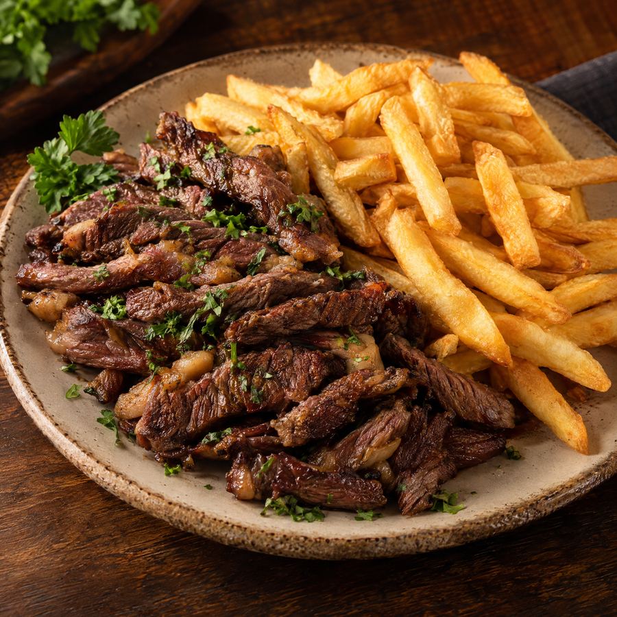 Carne de Sol e Fritas